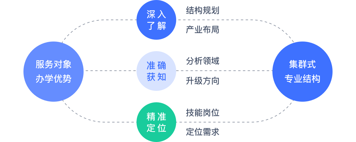 规划集群式专业结构